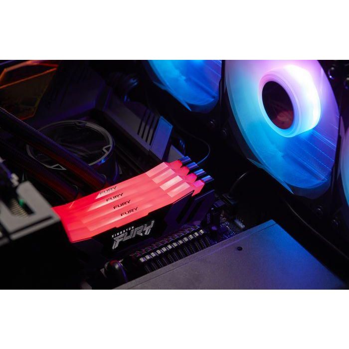 Kingston 32GB 8000MT/s DDR5 CL38 DIMM (Kit of 2) FURY Renegade RGB XMP 6 Kingston 32GB 8000MT/s DDR5 CL38 DIMM (Kit of 2) FURY Renegade RGB XMP 6