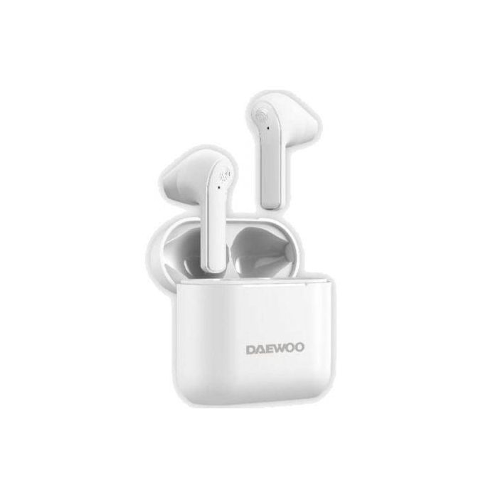 Auriculares Bluetooth Daewoo DW2021 con estuche de carga/ Autonomía 5h/ Blancos 1