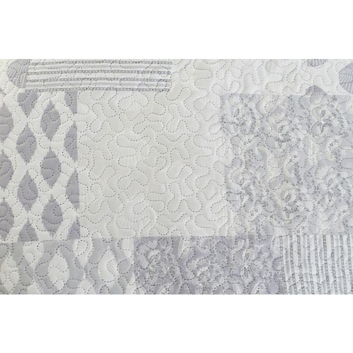 Colcha Cottage DKD Home Decor Beige Gris 270 x 1 x 270 cm 5 Colcha Cottage DKD Home Decor Beige Gris 270 x 1 x 270 cm 5