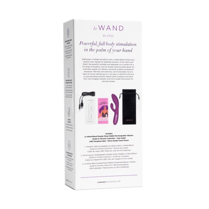 Vibrador Punto G Le Wand Blend Morado 2