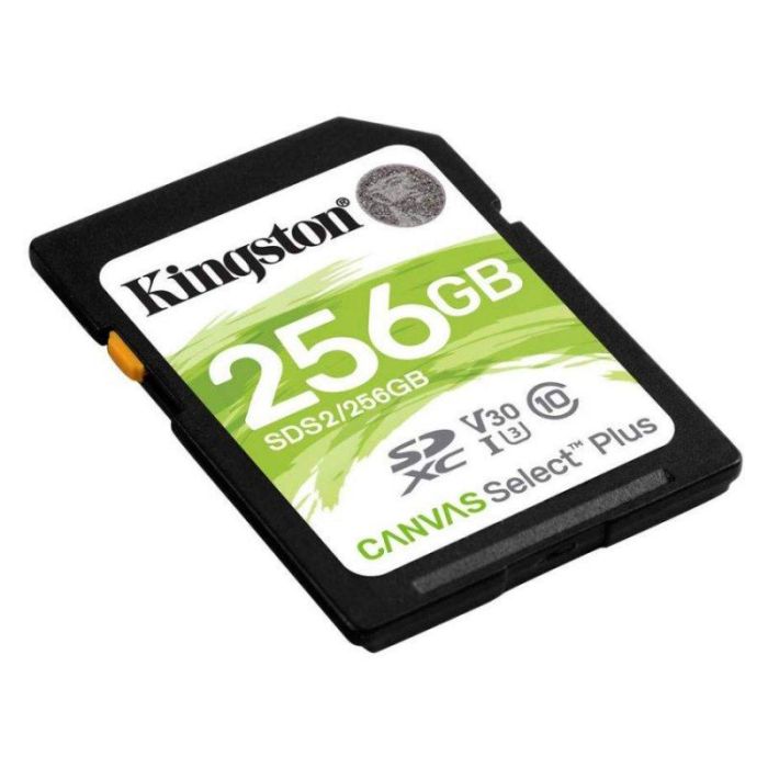 Kingston SDS2/256GB Tarjeta Memoria SDXC 256GB Clase 10, 100MB/s, Compatible con 4K y Full HD 1 Kingston SDS2/256GB Tarjeta Memoria SDXC 256GB Clase 10, 100MB/s, Compatible con 4K y Full HD 1