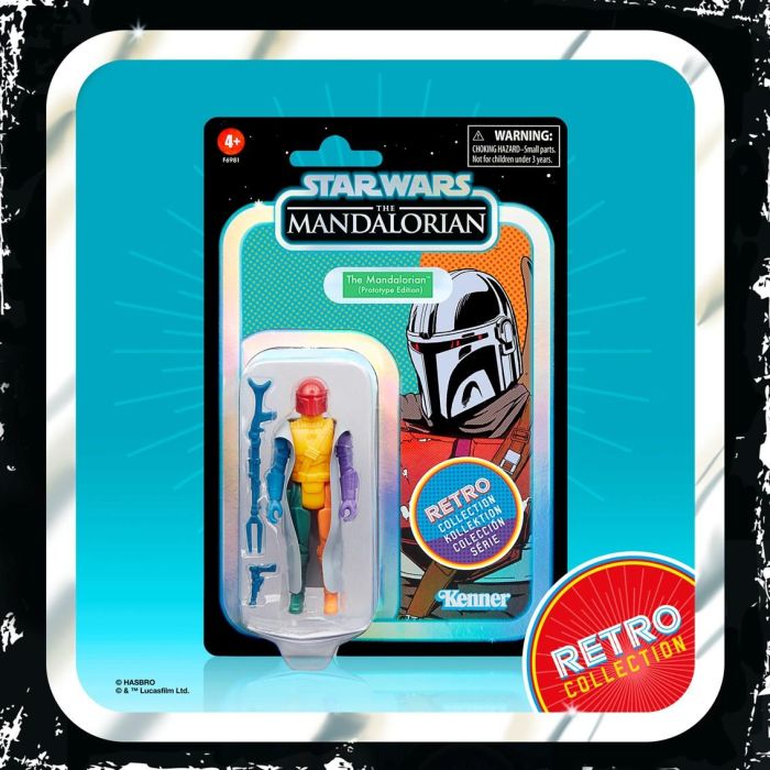 Hasbro Star Wars Retro Collection Figura Mandaloriano The Mandalorian Disney+ 9.5 cm Articulado Accesorios 3 Hasbro Star Wars Retro Collection Figura Mandaloriano The Mandalorian Disney+ 9.5 cm Articulado Accesorios 3