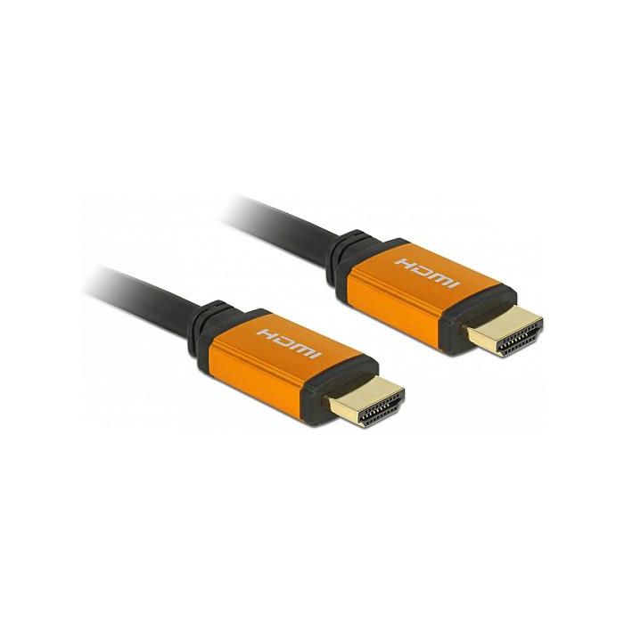 DeLOCK Cable HDMI 48Gbps High Speed 3m - 8K 60Hz 4K 240Hz HDR, Conectores HDMI Tipo A (Estándar) Macho Chapados en Oro, Negro/Amarillo 0 DeLOCK Cable HDMI 48Gbps High Speed 3m - 8K 60Hz 4K 240Hz HDR, Conectores HDMI Tipo A (Estándar) Macho Chapados en Oro, Negro/Amarillo 0