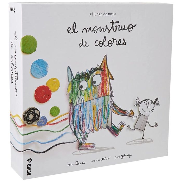 Devir Juego de Mesa El Monstruo de los Colores, para Niños de 3 Años, 2-5 Jugadores Devir Juego de Mesa El Monstruo de los Colores, para Niños de 3 Años, 2-5 Jugadores