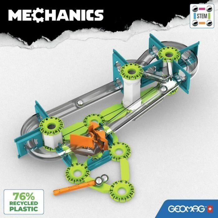 Geomag GMV00 Juego Construcción Magnética Mecánica Gravedad 67 Piezas EcoFriendly Plástico Reciclado Educativo Circuito Esferas 8+ Años 3 Geomag GMV00 Juego Construcción Magnética Mecánica Gravedad 67 Piezas EcoFriendly Plástico Reciclado Educativo Circuito Esferas 8+ Años 3