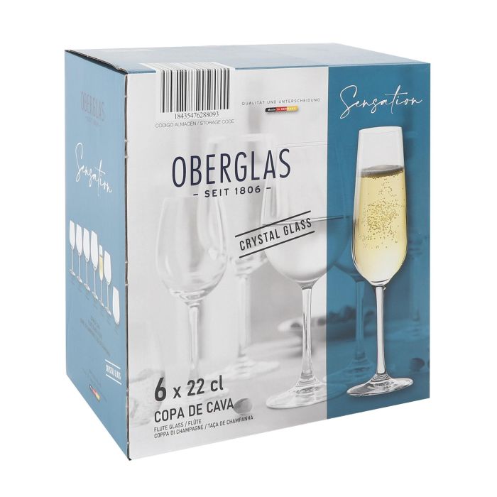 Inde Set 6 Copas de Champagne "Sen" 22 cl (4 x 5 x 22 cm) 2