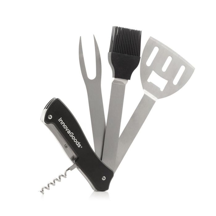 Set de Utensilios para Barbacoa 5 en 1 BBKit InnovaGoods 4 Set de Utensilios para Barbacoa 5 en 1 BBKit InnovaGoods 4