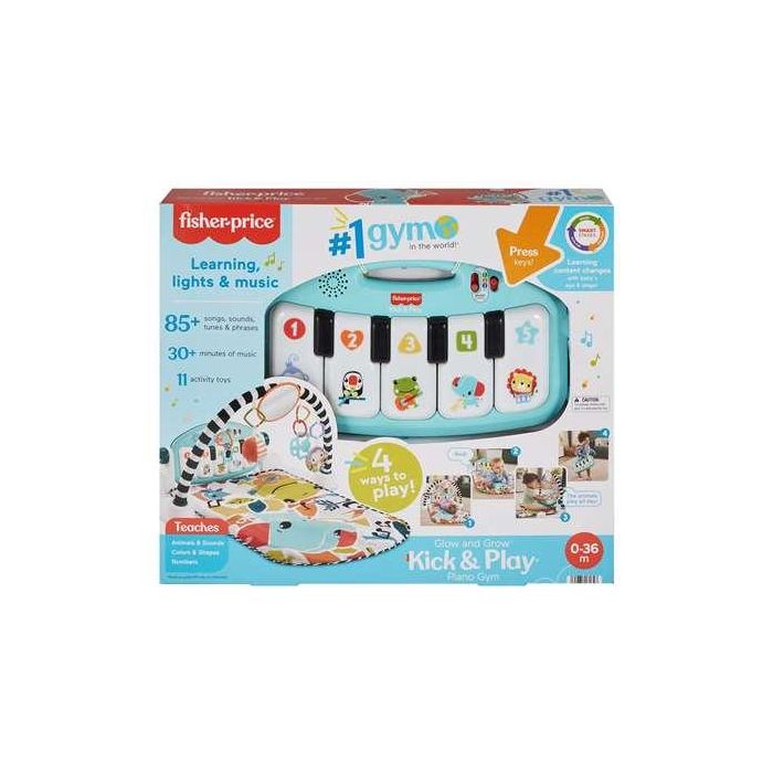 Alfombra manta actividades fisher-price kick & play con piano, luces y sonidos Alfombra manta actividades fisher-price kick & play con piano, luces y sonidos