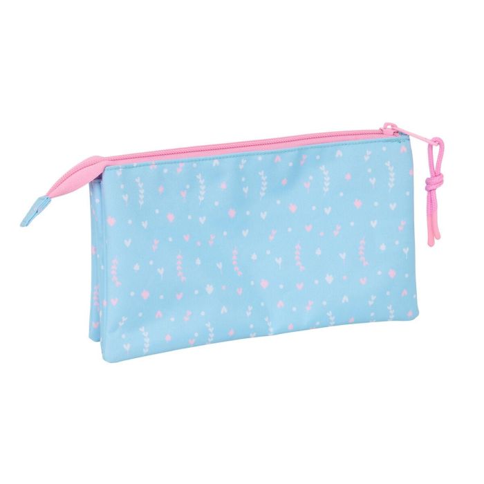 Portatodo Triple BlackFit8 Smile Rosa Azul claro 22 x 12 x 3 cm 1 Portatodo Triple BlackFit8 Smile Rosa Azul claro 22 x 12 x 3 cm 1