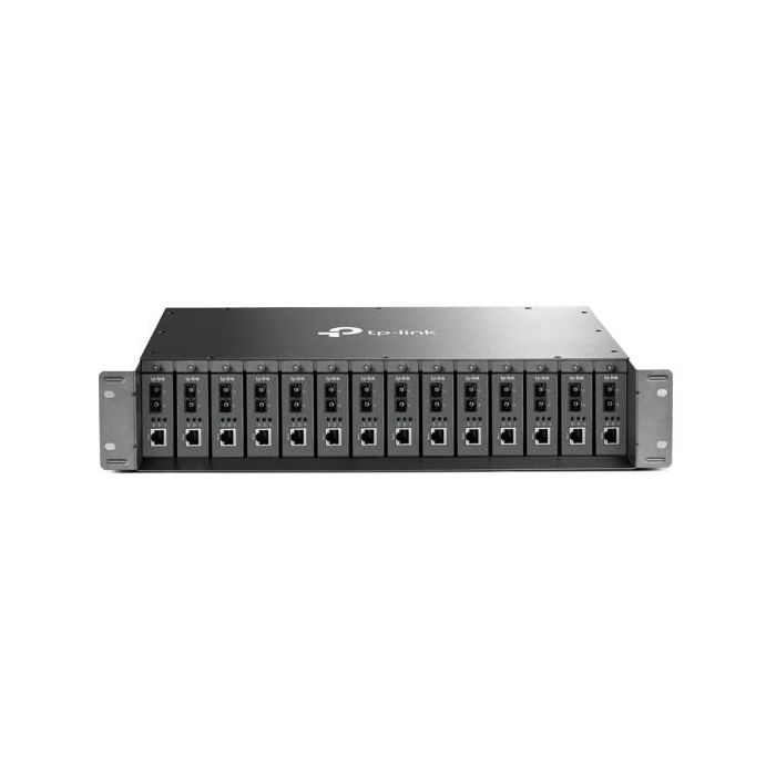 TP-Link MC1400 Unidad de Expansión Modular para Rack 19" con 14 Puertos 2U