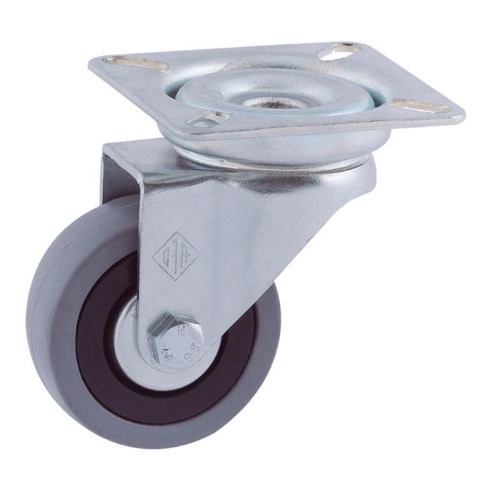 Rueda platina ø50mm (rueda) goma gris cr00598 afo Rueda platina ø50mm (rueda) goma gris cr00598 afo