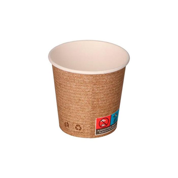 Vaso De Papel Kraft Bunzl Reciclable Pefc 280 mL Apto Bebidas Frias Y Calientes Paquete De 50 Unidades 1