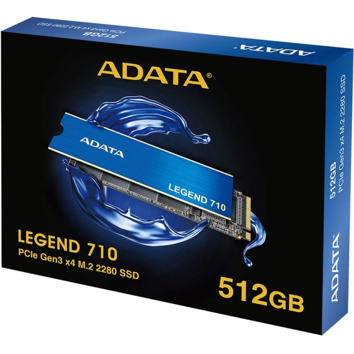 Adata LEGEND 710 SSD 512GB NVMe M.2 2280 PCIe Gen3 x4 Interno 10
