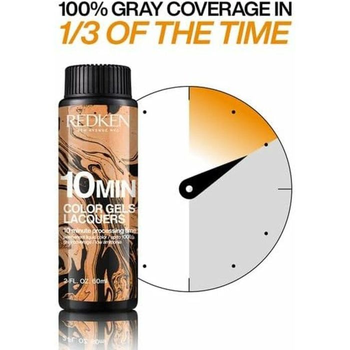 Redken COLOR GELS LACQUERS 10 MINUTOS #6ABN-6.19 60 ml x 3 u 4 Redken COLOR GELS LACQUERS 10 MINUTOS #6ABN-6.19 60 ml x 3 u 4