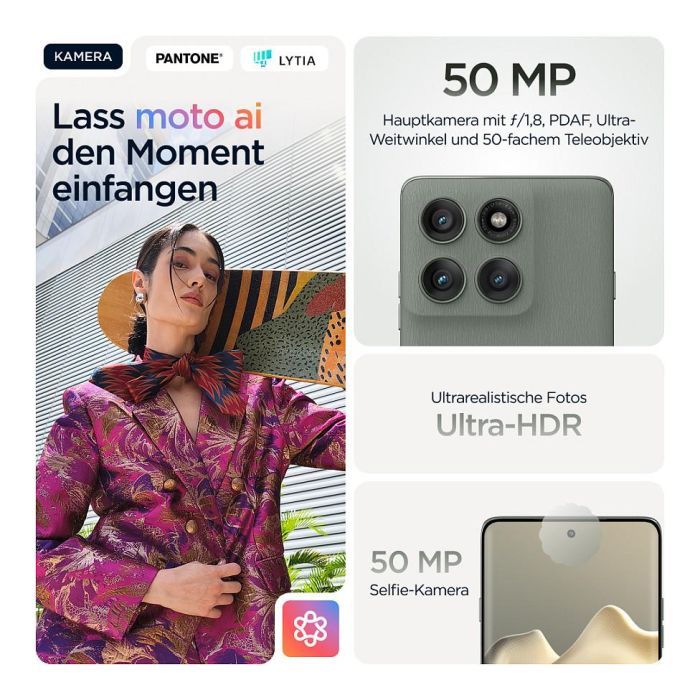 Motorola Moto Edge 60 Pro Smartphone 5G 12GB RAM 512GB Almacenamiento Pantalla 6.7" Shadow Green 6 Motorola Moto Edge 60 Pro Smartphone 5G 12GB RAM 512GB Almacenamiento Pantalla 6.7" Shadow Green 6