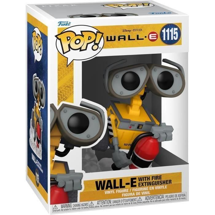 Funko Figura POP Disney Wall-E - Wall-E with Fire Extinguisher Vinilo 9cm 0 Funko Figura POP Disney Wall-E - Wall-E with Fire Extinguisher Vinilo 9cm 0
