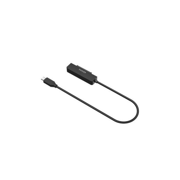 Adaptador para Discos Duros 2.5" Aisens ASE-25C04B/ USB Tipo-C 3.1 Macho - SATA 2 Adaptador para Discos Duros 2.5" Aisens ASE-25C04B/ USB Tipo-C 3.1 Macho - SATA 2
