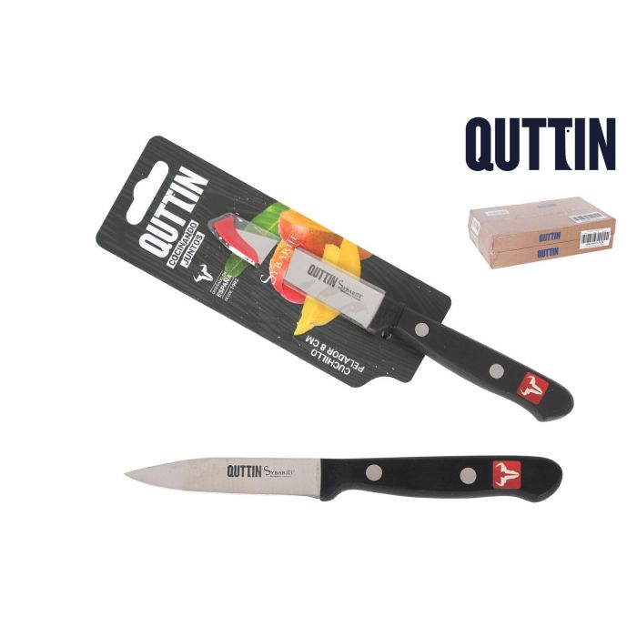 Cuchillo Pelador Sybarite 8 cm - Quttin (24 Unidades) Cuchillo Pelador Sybarite 8 cm - Quttin (24 Unidades)