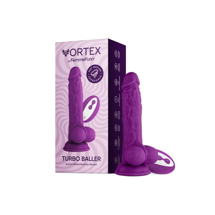 Consolador Realista FemmeFunn Morado 9 Consolador Realista FemmeFunn Morado 9