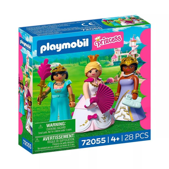 PLAYMOBIL 72055 Tres Princesas - Set de Muñecas con Vestidos y Accesorios para Peinar, Juguete para Niñas y Niños +4 Años 0 PLAYMOBIL 72055 Tres Princesas - Set de Muñecas con Vestidos y Accesorios para Peinar, Juguete para Niñas y Niños +4 Años 0