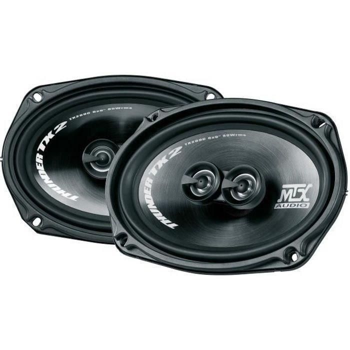 MTX Audio TX269C Altavoz Coaxial 3 Vías 6x9 80W RMS 320W Pico 4 Ohm Membrana Polipropileno Doble Tweeter 13mm 0 MTX Audio TX269C Altavoz Coaxial 3 Vías 6x9 80W RMS 320W Pico 4 Ohm Membrana Polipropileno Doble Tweeter 13mm 0