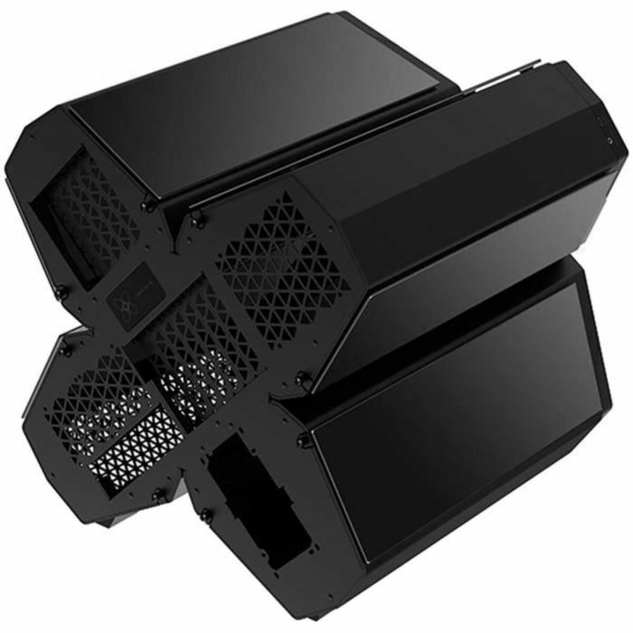 Caja de PC sin fuente de alimentación - DEEPCOOL Quadstellar Infinity (negro) - Formato E-ATX 1