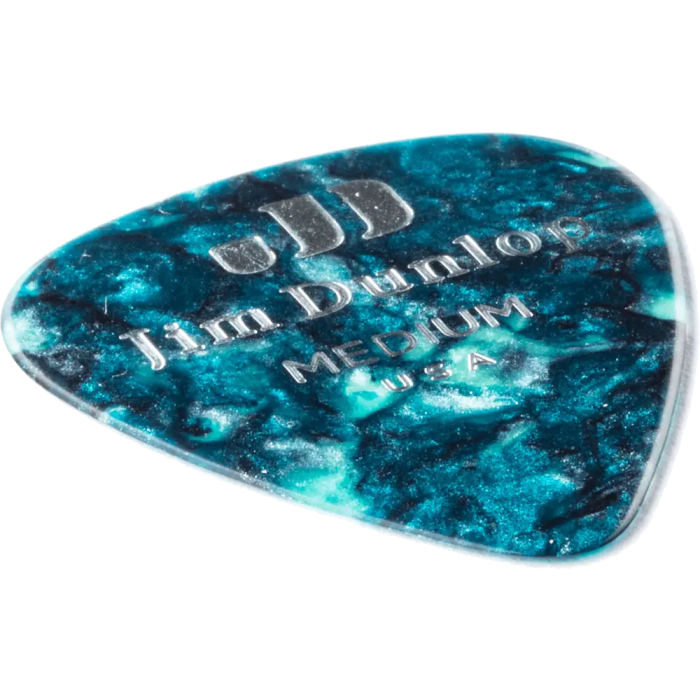 Dunlop Púas Genuine Celluloid Classic Turquesa - Medium Pack 72 1