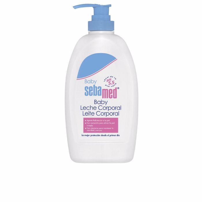 Sebamed BABY Leche Corporal para Bebés, Hidratante con Camomila y Alantoína, pH 5.5, 400 ml Sebamed BABY Leche Corporal para Bebés, Hidratante con Camomila y Alantoína, pH 5.5, 400 ml
