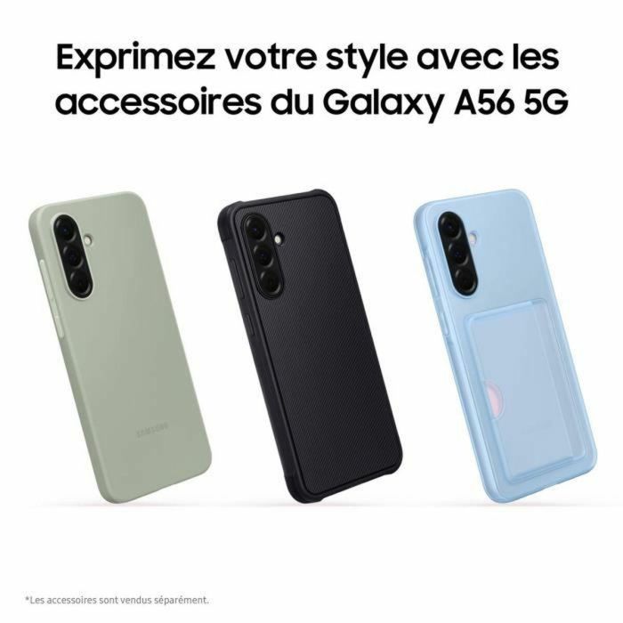 Samsung Galaxy A56 5G - Smartphone 6.7" Super AMOLED, 128GB, 8GB RAM, Cámara 50MP, Batería 5000mAh, Negro, Gris, Oliva, Rosa 1 Samsung Galaxy A56 5G - Smartphone 6.7" Super AMOLED, 128GB, 8GB RAM, Cámara 50MP, Batería 5000mAh, Negro, Gris, Oliva, Rosa 1