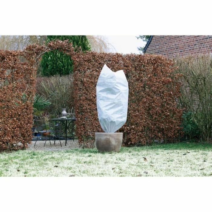 NATURALEZA Juego de 3 fundas de invierno 50 g / m² - Ø 50 cm x 1 m - Blanco