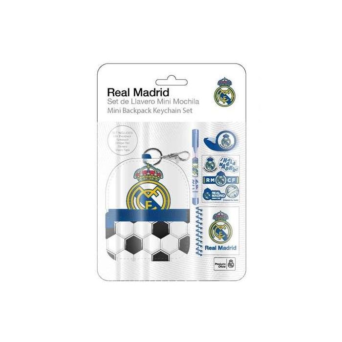 Set de papelería minimochila real madrid 19.5 x 22.5 x 4.5 cm 2 Set de papelería minimochila real madrid 19.5 x 22.5 x 4.5 cm 2
