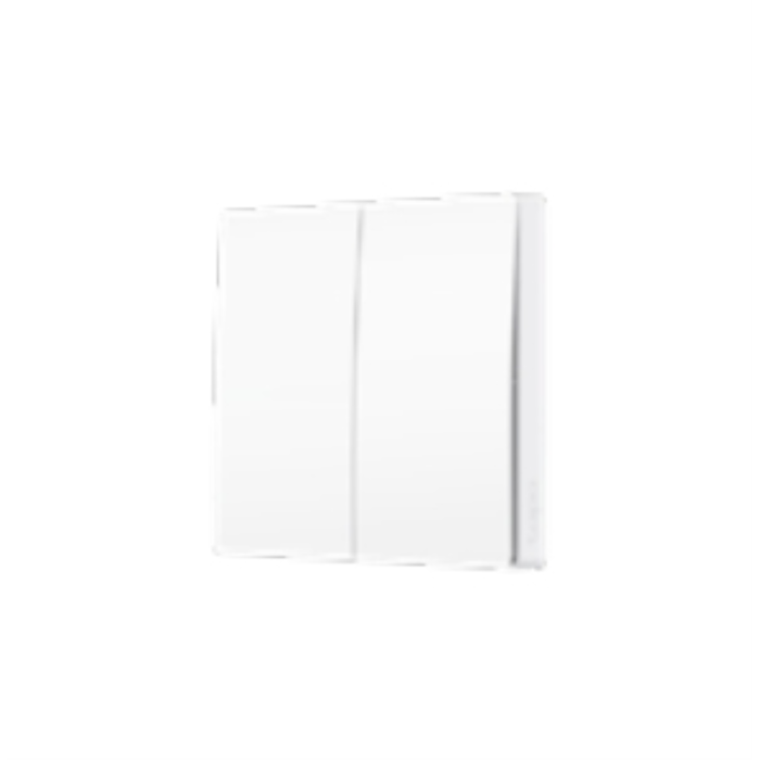 TP-Link Tapo S220 Interruptor de Luz Inteligente Blanco con Control de Inclinación y 2 Botones, Alimentación a Batería AAA