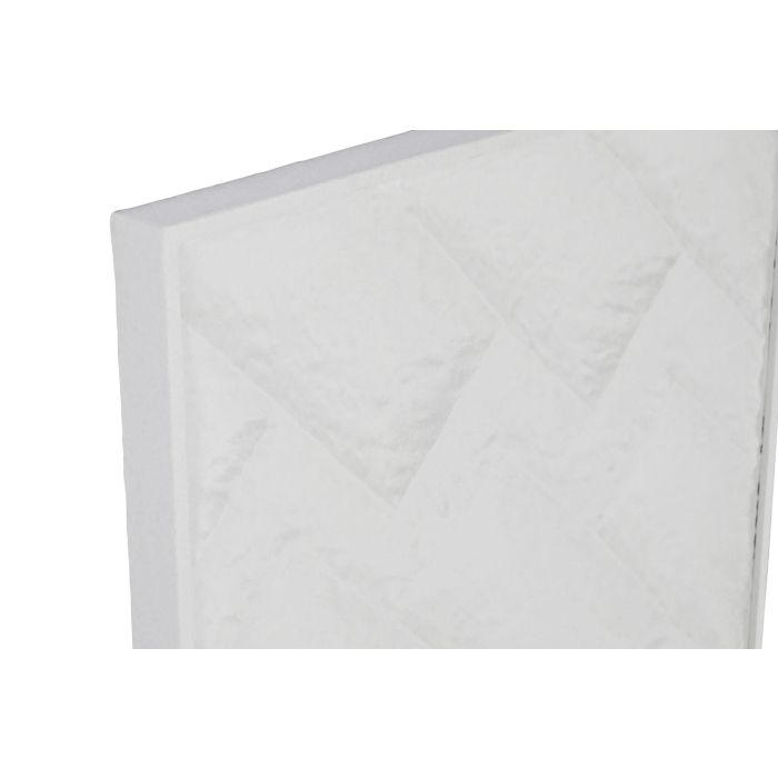 DKD Home Decor Cuadro Moderno Blanco 4 x 92.5 x 58.5 cm (2 Unidades) 2