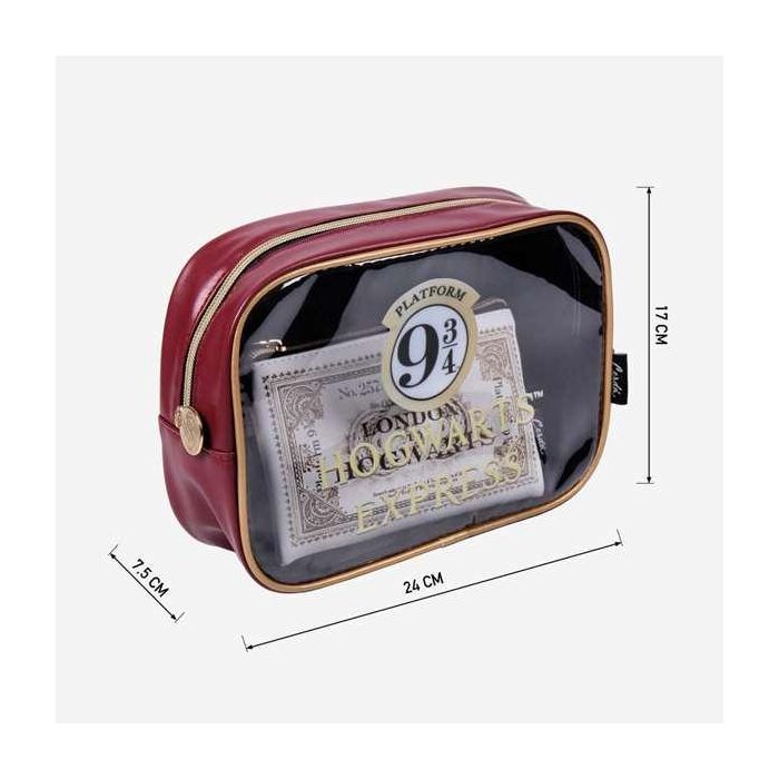 Neceser de Viaje Harry Potter 20 % Poliéster 80 % PVC 2 Piezas 3