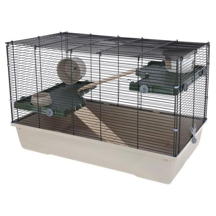 Kerbl KER8022967062176 Jaula para animales pequeños FLAT NATURE 80x45x53 cm 3 plantas Kerbl KER8022967062176 Jaula para animales pequeños FLAT NATURE 80x45x53 cm 3 plantas