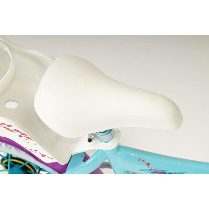 Huffy Bicicleta Infantil Frozen Disney 12 pulgadas, ideal para niñas de 3 a 5 años, con estructura de Hierro y Color Azul 3