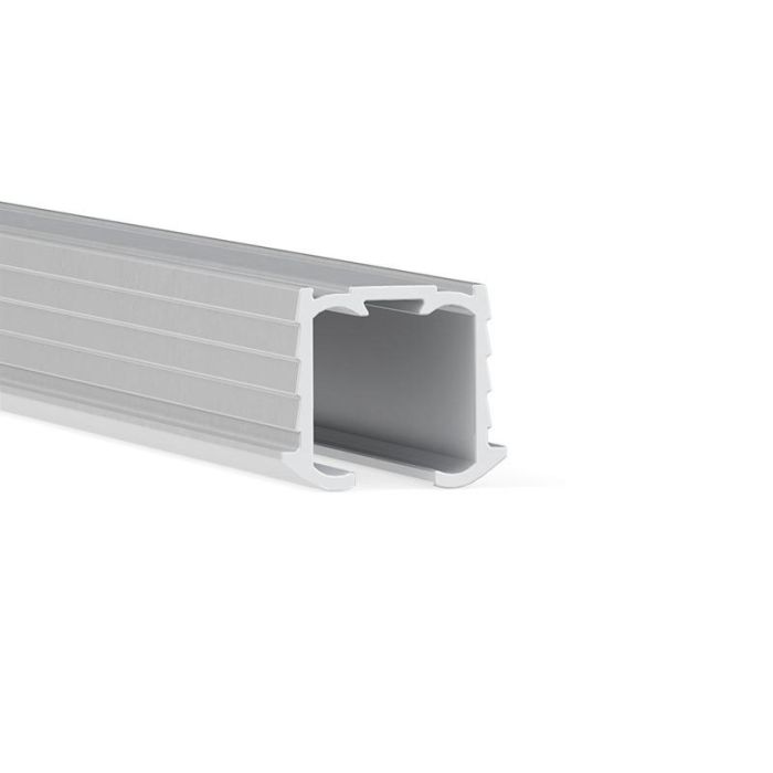 Terno Living Top Guía Superior para Puertas Correderas 15kg 3M Plata Mate - Ideal para sistemas ligeros