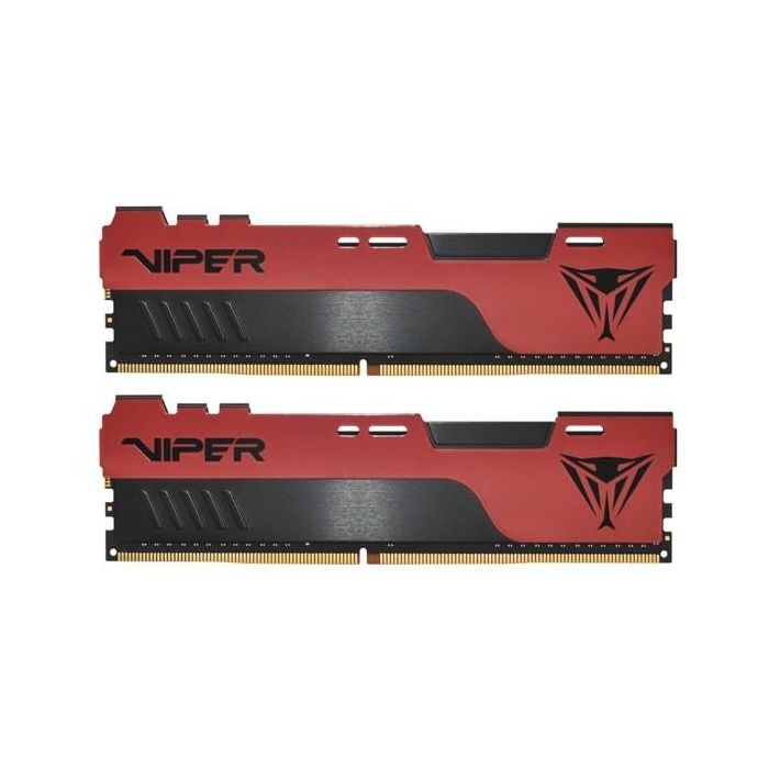 Patriot PVE2416G266C6K - Memoria RAM 16GB (2x8GB) DDR4 2666MHz DIMM, Viper Elite II para PC, Intel XMP