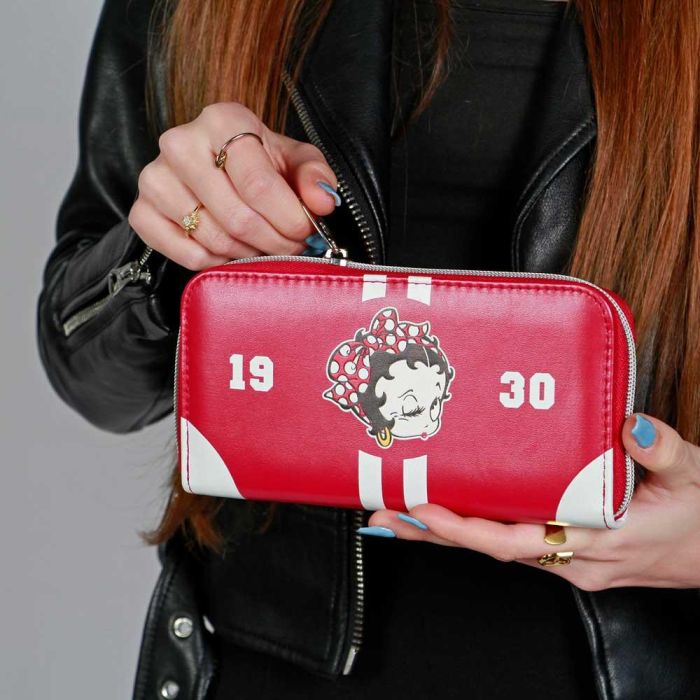 Billetero Essential Varsity Betty Boop Burdeos 3 Billetero Essential Varsity Betty Boop Burdeos 3