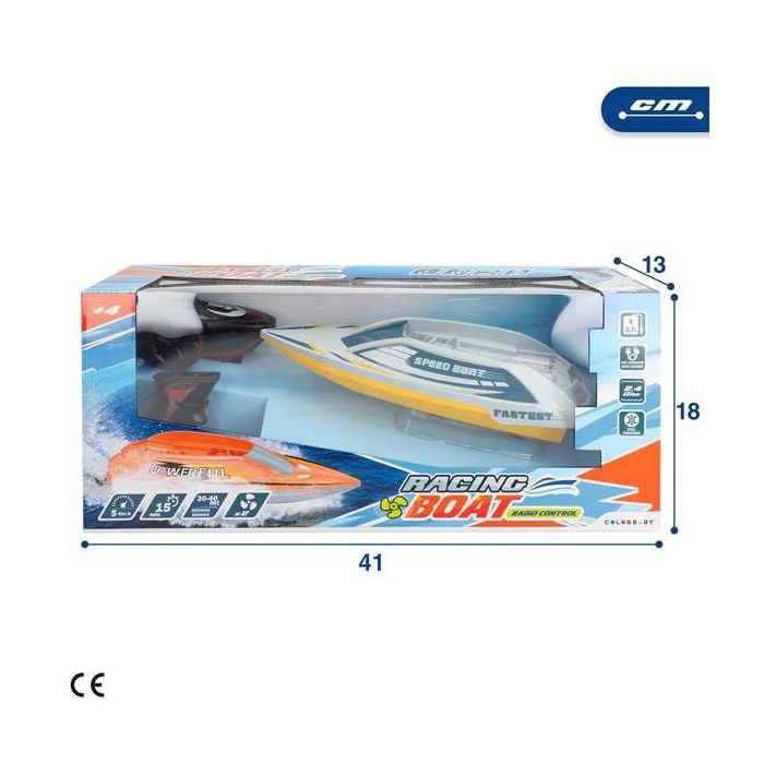 Lancha rapida radio control 28 cm. 2.4 ghz y cargador usb 6 Lancha rapida radio control 28 cm. 2.4 ghz y cargador usb 6