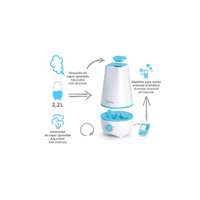 Kiwi Humidificador de Aire Ultrasónico 4 Kiwi Humidificador de Aire Ultrasónico 4