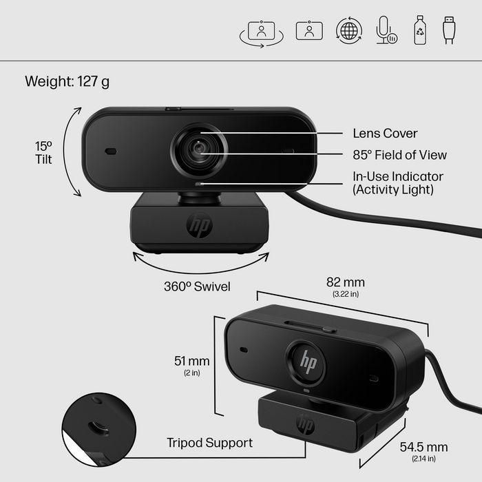HP Webcam 430 FHD USB 9