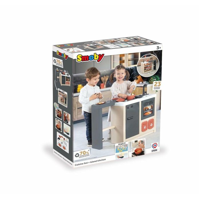 Smoby SMO3032163126010 Isla de Cocina para Niños a Partir de 3 Años 6 Smoby SMO3032163126010 Isla de Cocina para Niños a Partir de 3 Años 6