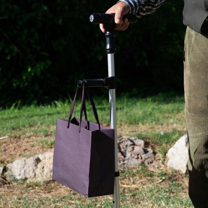 Bastón Extensible con LED, Alarma y Mano Mecánica Hannde InnovaGoods 6