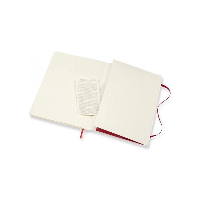 Moleskine Librera Clásica Tapa Blanda Rojo Escarlata XL 19x25cm Lisa 192 Páginas QP623F2 3
