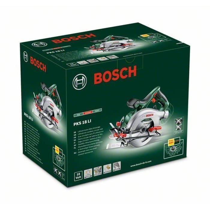 Sierra circular BOSCH PKS 18 LI 18V desnuda 1 Sierra circular BOSCH PKS 18 LI 18V desnuda 1
