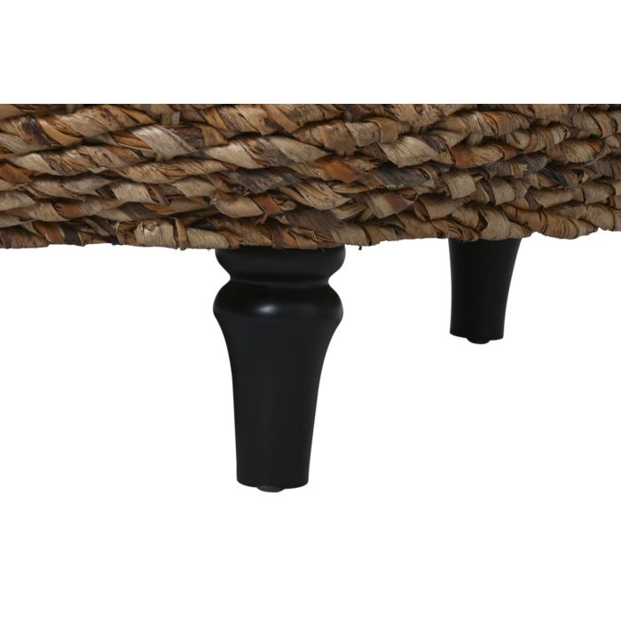 Mesa de Centro Home ESPRIT Natural 119 X 119 X 46 cm 4 Mesa de Centro Home ESPRIT Natural 119 X 119 X 46 cm 4