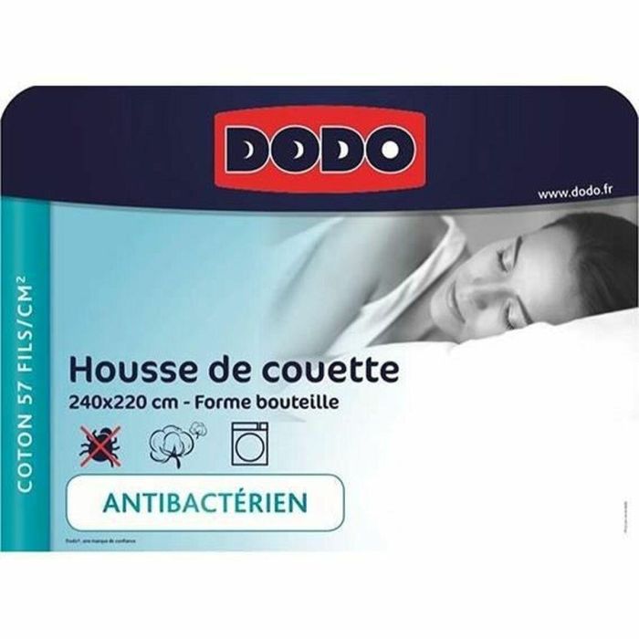 Dodo DOD3609251732219 Cubierta de Edredón 240x220 cm Algodón Antibacteriano Blanco Fabricado en Francia 1 Dodo DOD3609251732219 Cubierta de Edredón 240x220 cm Algodón Antibacteriano Blanco Fabricado en Francia 1