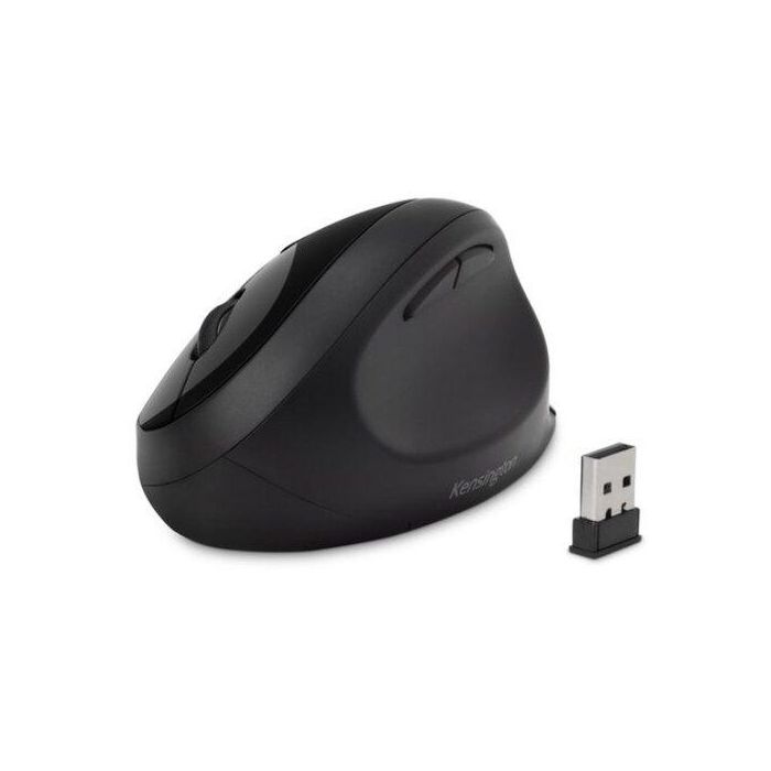 Kensington Ratón Pro Fit Ergonómico Vertical Inalámbrico 800-1200-1600 DPI 6 Botones Negro