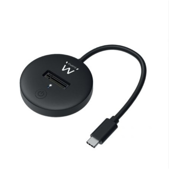Ewent EW7013 Docking Station USB-C 3.2 Gen 2 para SSD M.2 NVMe, hasta 10 Gbps, Plug & Play